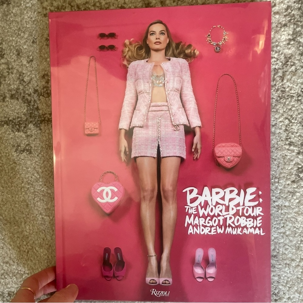 Rizzoli Barbie World Tour Book with Pink Cover
